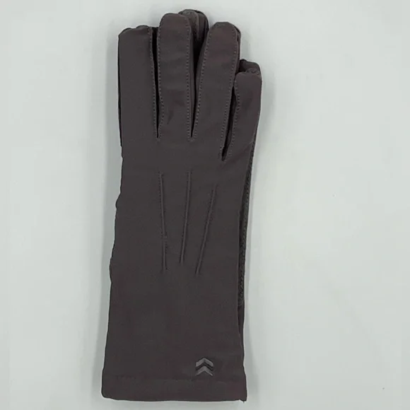 New Vintage 1994 Isotoner Warm Tailored Classic Knit-Lined Gloves - Brown - Picture 4 of 8